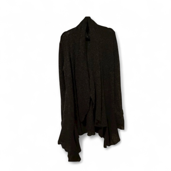 rave Sweaters - Icelandic Wool Open Cardigan Sweater - Size M/L